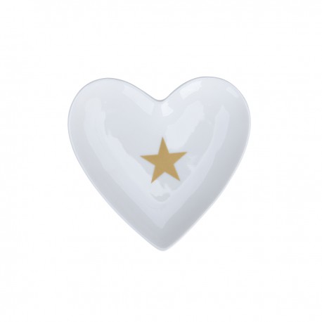Piattino cuore Star