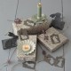 Porta candela/tealight girasole (set di 2)